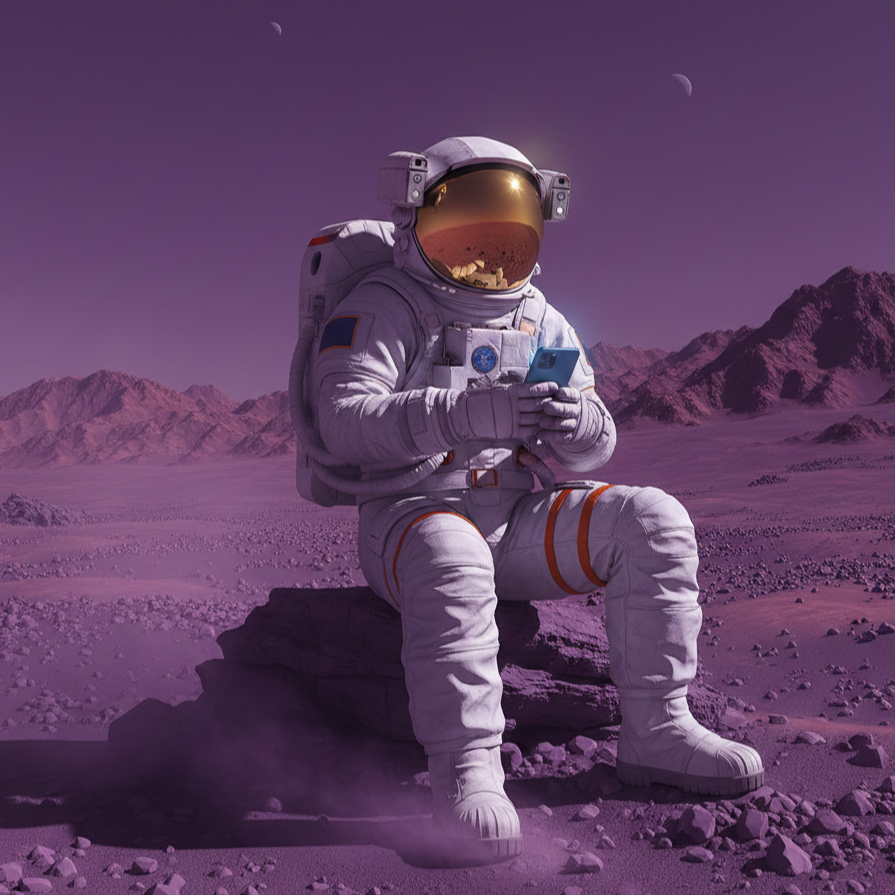 Astronauta Arte de Marte